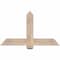 Ekena Millwork Eugene Smooth Timber Gable Bracket, Douglas Fir, 48"W x 28"H x 5 1/2"D x 5 1/2"F, 14/12 Pitch GBW048X28X0606EUG00SDF - alternate 1